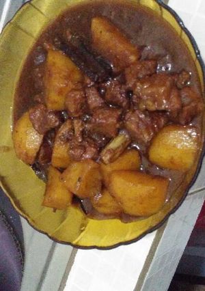 Foto resep Semur daging vs kentang