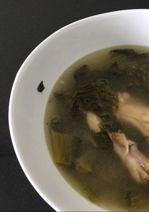 Foto resep Ayam kuah sawi asin