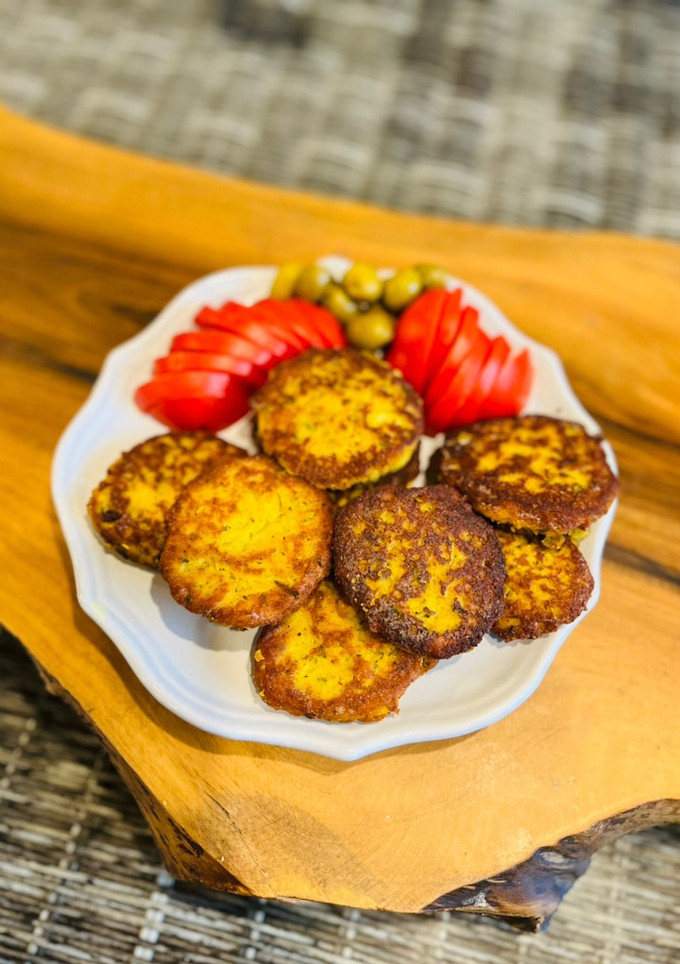 عکسی از دستور کتلت لوبیا سفید