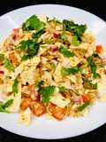 Papad poha (evening snack)
