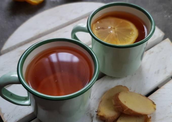 Resep Teh Jahe Madu Lemon Anti Gagal