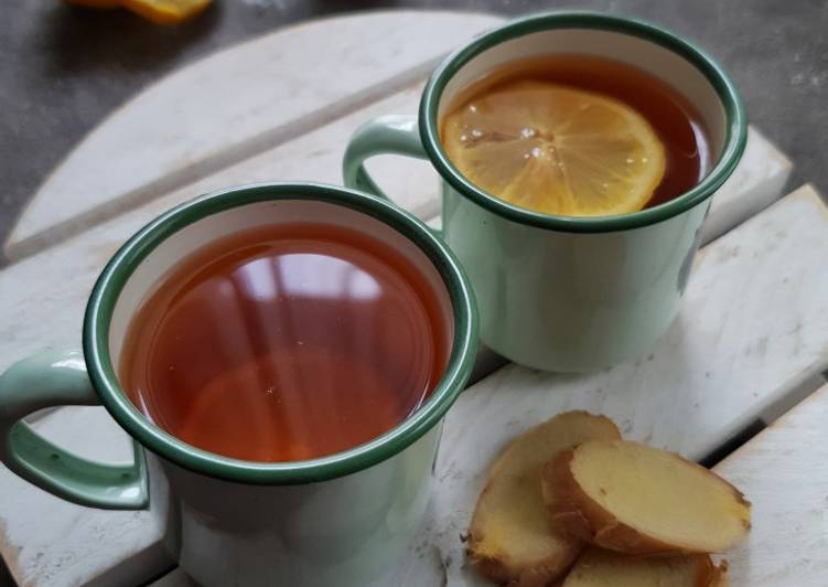 Resep Teh Jahe Madu Lemon yang Lezat