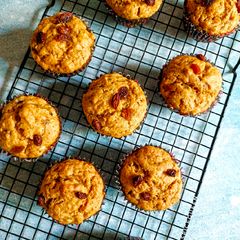 Whole Wheat Banana Raisin Muffins A picture of Whole Wheat Banana Raisin Muffins.