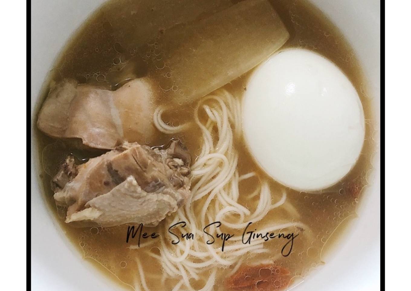 Sup Ayam Mee Sua Ginseng
