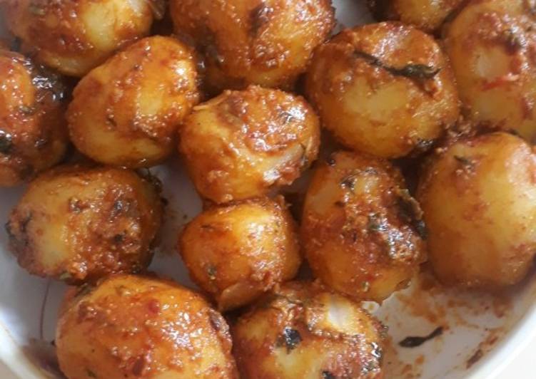 Steps to Prepare Award-winning Masala Baby potatoes