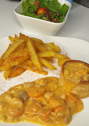 Une photo de Blanquette de poulet au cookeo