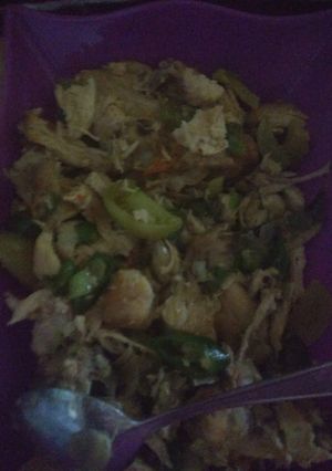 Foto resep Oseng ayam sambal hijau