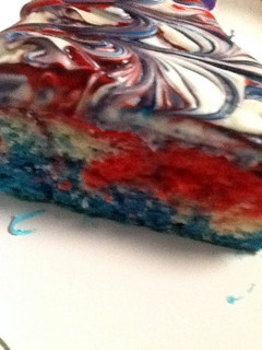 A picture of Fourth Of July Cake.