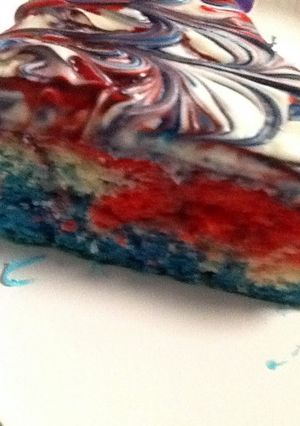 A picture of Fourth Of July Cake.