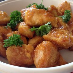 A picture of Honey Orange Chicken.