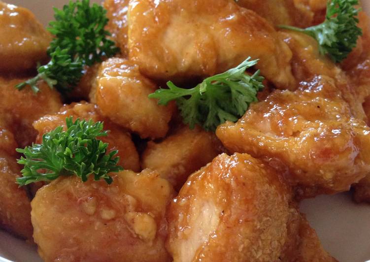 Recipe of Tasteful Honey Orange Chicken