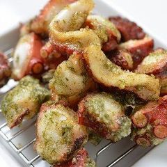 A picture of You'll Want More Beer! Easy Octopus Karaage with Nori Seaweed.