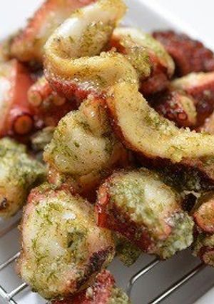 A picture of You'll Want More Beer! Easy Octopus Karaage with Nori Seaweed.