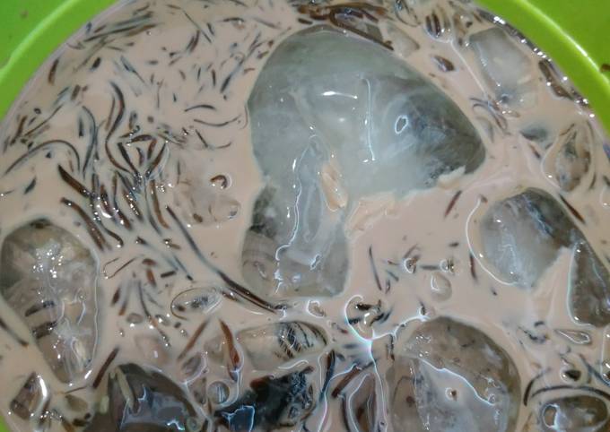 Resep Es cappucino cincau suegeerr, Bikin Ngiler