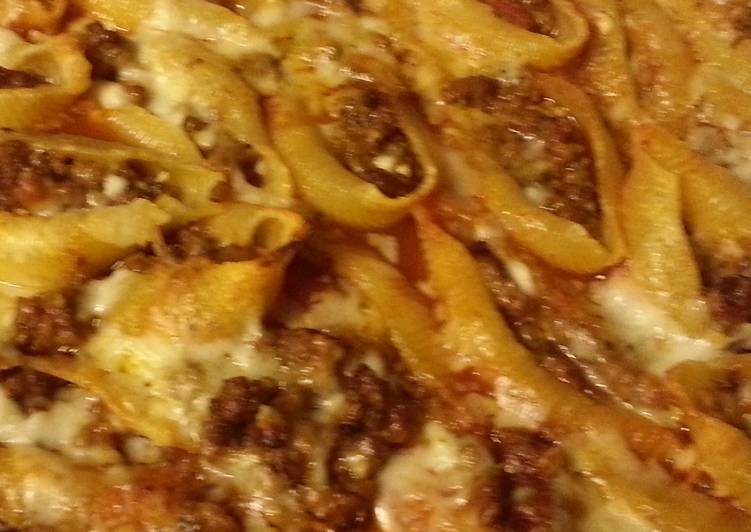 Recipe of Homemade Lasagna stuffed shells