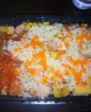 Cơm chiên cá hồi(món nhật)