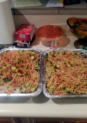A picture of Spaghetti Salad.