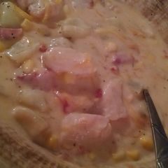 A picture of Chicken chowder.