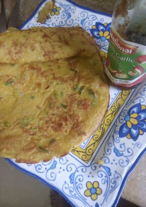 A picture of Kasariya pancakes.