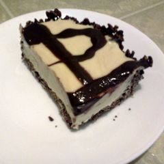 A picture of Frozen "Gimmie More" (peanutbutter chocolate cheesecake).