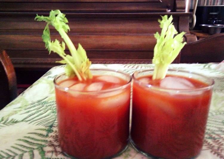 Step-by-Step Guide to Cook Tasty sunshine 's bloody marys
