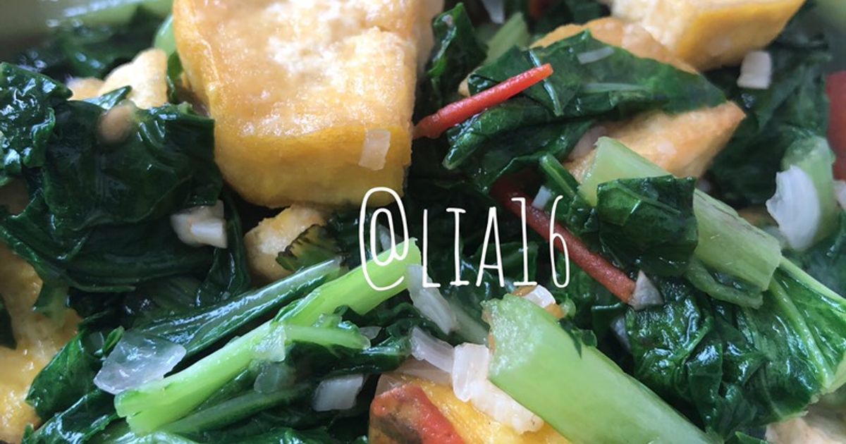 Resep Tumis Tahu Sawi Hijau oleh lia16 - Cookpad