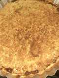 Tarta de coco con dulce de leche