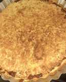 Tarta de coco con dulce de leche