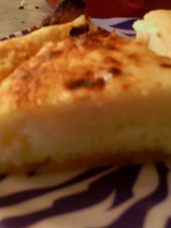 A picture of lemon buttermilk chess pie.