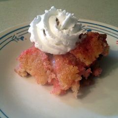 A picture of Rhubarb Cake.