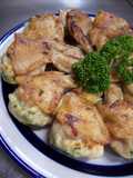 Not to the Brim but...Stuffed Chicken Wing Gyoza