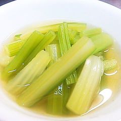 A picture of Celery Steamed in Konbu Tea.
