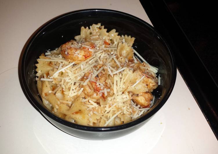 Recipe of Homemade Lemon shrimp scampi