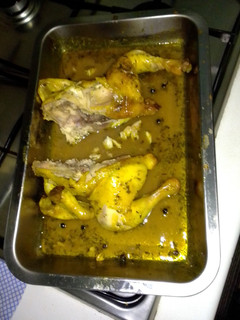 Una foto de Picantón al horno con mix de hierbas