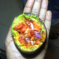 Mini avocado 🥑 salad for 👧 👦kids A picture of Mini avocado 🥑 salad for 👧 👦kids.