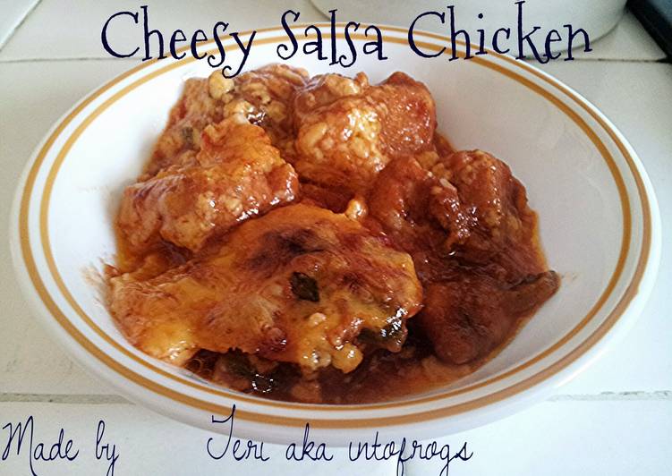 Simple Way to Make Any-night-of-the-week Teri&#39;s Cheesy Salsa Chicken