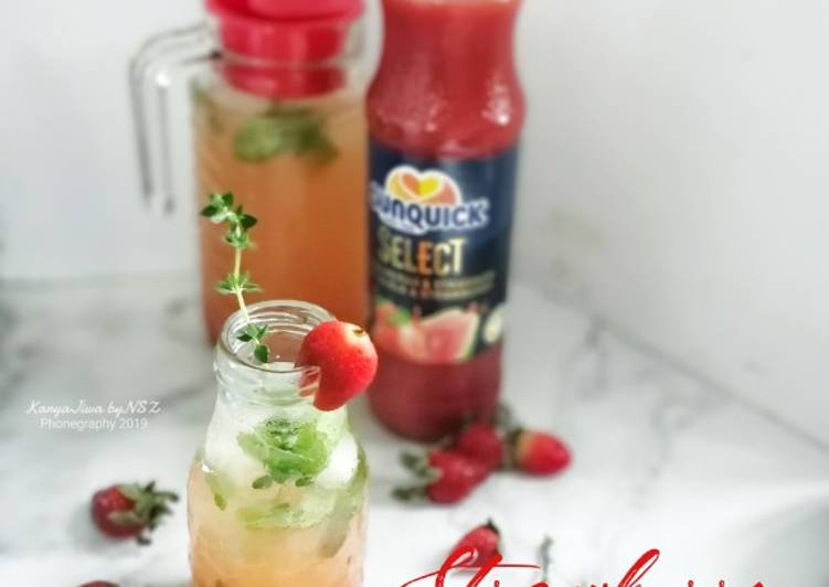 Cara Memasak Strawberry Punch Sunquick Select yang Yummy