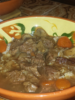 A picture of Beef Bourguignon.