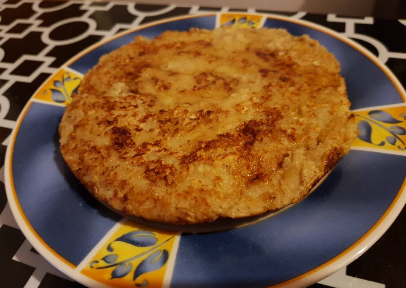 Panqueque de avena y banana