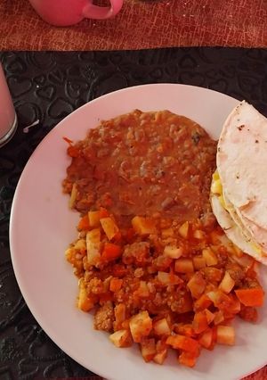 Una foto de Picadillo de res.🫢😋