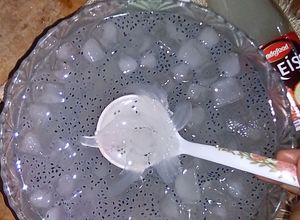 Foto resep Es Kelapa Muda Kw Selasih Syrup Lychee