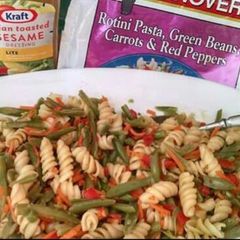 A picture of Asian Pasta Salad Made Easy!!.