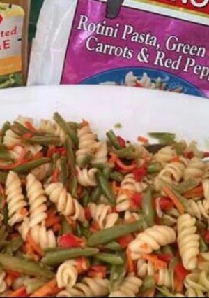 A picture of Asian Pasta Salad Made Easy!!.