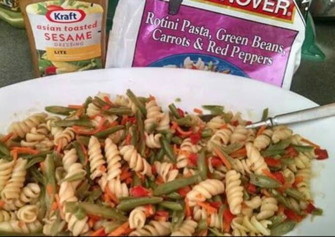 Recipe of Speedy Asian Pasta Salad Made Easy!!