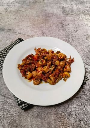 Foto resep Cumi Asin Chili Padi