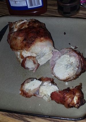 A picture of Boudian Stuffed Chicken.