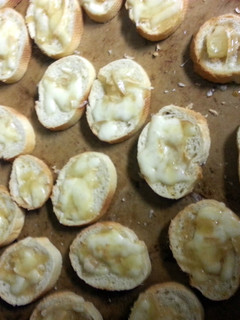 A picture of Honey cheese toast.