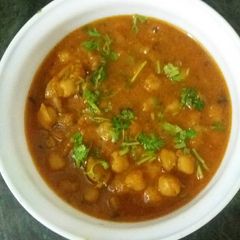 Punjabi chole A picture of Punjabi chole.