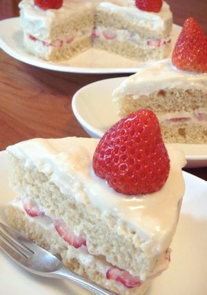 A picture of Egg & Dairy-Free Steamed Shortcake (Layered Spongecake).
