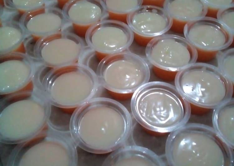 Puding Rasa Mangga Vla Susu